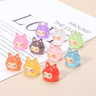 Stereo Medium High Transparent Kiki Jelly Cute Cute Doll DIY Jewelry Keychain Hanging TikTok Explosions