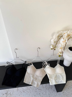 2501 French Style Lace Sexy Sling Sling Women's Comes with Chest Pad Thin Breathable Beautiful Back Inner Wearing Outer Wearing Base Top