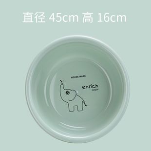 Large Round Washbasin Household Baby Plastic Basin 10-year-old Baby Bath Basin Newborn Thickened Bathtub