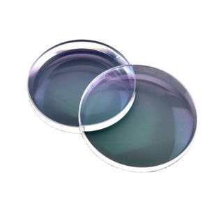 Factory wholesale 1.561.601.671.741.76 resin anti-blue light myopia lens aspherical Green film discoloration