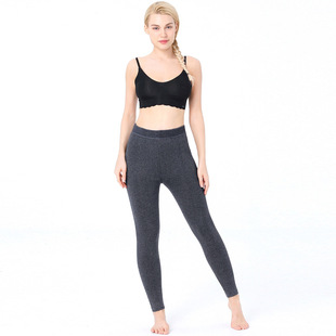 2023 Winter new cashmere pants middle-aged men and women fleece-lined thick warm bottoming wear slim wool pants