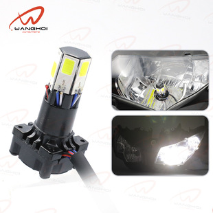 h4 far and near beam integrated motorcycle headlight six-sided high-power belt driver