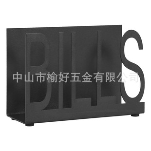 Metal Mail Sorting Rack Black Mail Sorter Letter Holder Desktop Storage for Home, Office
