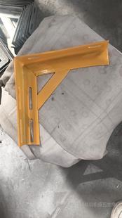 Pipe triangle iron bracket galvanized yellow gas hot-dip galvanized angle steel frame special-shaped water fixed gas bracket