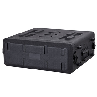 12 inch 2U box PE plastic aviation box audio microphone receiver outdoor performance crew live broadcast equipment storage cabinet