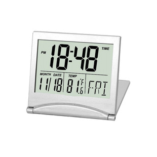 Mini electronic clock modern simple clock temperature and humidity meter alarm function clock desk clock