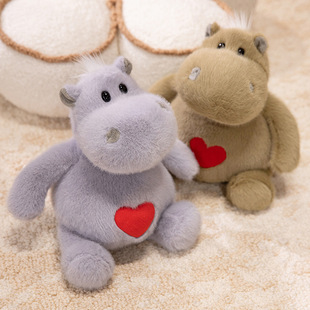 Cross-border cute cute little ant doll plush toy love hippo doll children's comfort cloth doll generation hair