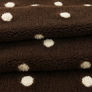 Wheat Ears Embroidered Dot Towel Embroidered Flannel Women's Clothing Shower Cap Home Textile Pet Fabric Embroidered Flannel in stock