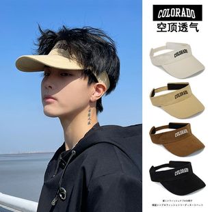 Hat Empty Hat Sun Hat Men's Sunshade Summer Outdoor Sports Running Non-Top Hat Breathable Cap for Women
