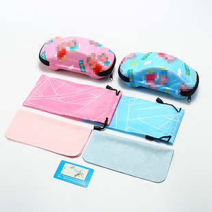 Factory wholesale new car glasses case fashion cartoon glasses case color glasses case children glasses case