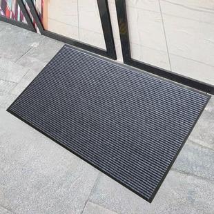 Welcome to the door carpet welcome door mat non-slip absorbent shop hotel gate mat red double stripes