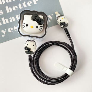 Apple 20w British charger protective cover is suitable for iphone14/13/12 data cable protective case suit