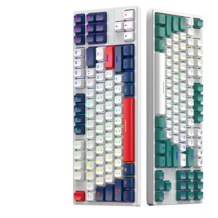 Free Wolf K87RGB wired hot plug Russian mechanical Russian gaming keyboard Russian customized keyboard