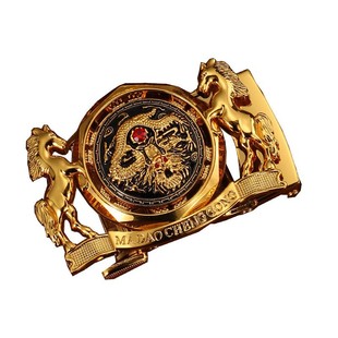 Time-running belt buckle men's alloy automatic buckle belt buckle with 3.5cm wide belt trendy internet-famous