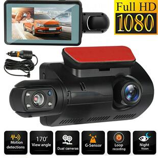 3-inch driving recorder HD 1080p dual camera head with reversing Image car cross-border
