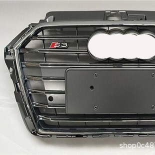 Suitable for A3 middle net 16171819 A3 special modified front bar grille RS3GRILLE A3 honeycomb grid