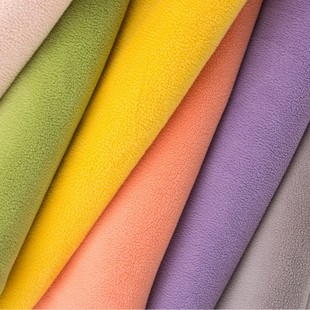 Ready Supply of Elastic Warp Knitted Single-Sided Austrian Velvet Velvet Baby and Children's Home Clothing Fabric Jacket Fashion Sweatshirt Fabric