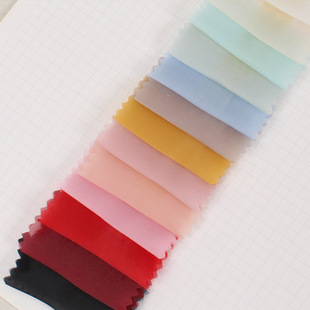 New Soft Silk Imitation Silk Yarn Fabric Satin Gloss Soft Chiffon Fabric Dress Hanfu Fabric Spot