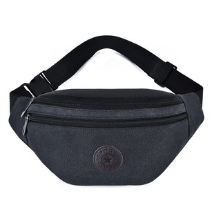 2025 Summer New Arrival Canvas Waist Bag Unisex Multifunctional Outdoor Sports Waist Bag Large Capacity Cash register Bag Crossbody Bag