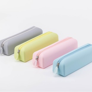 Cross-Border New Silicone Cosmetic Bag Large Capacity Portable Waterproof Travel Toiletry Bag Desktop Jewelry Storage Silicone Bag