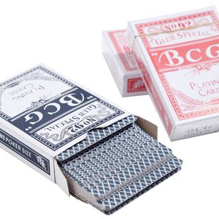 Новый BCG полная спина широкая карта красная спина синяя спина 54 карты игральные карты внешняя торговля покер настольные развлечения игральные карты оптом