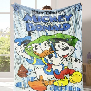 Foreign trade direct manufacturers Mickey Mouse Donald Duck 3D digital printing blanket flannel blanket sofa blanket leisure blanket