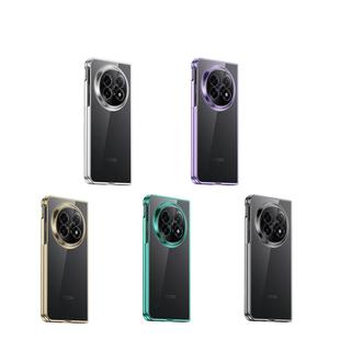 OPPO FindN3 складной чехол для телефона прозрачный с гальваническим покрытием Find N2 ударопрочный защитный чехол Find N