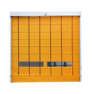 Stacking Door Automatic Sensor Large Dustproof Door Mixing Station Cement Factory Workshop pvc Stacking Door Fast Stacking Door