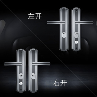 Xinpinfa 8908 security door handle black gold security door handle general mechanical door lock manufacturers direct wholesale
