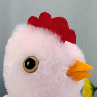 New electric plush chick chirps wings imitation chicken plush baby toy children's electronic pet