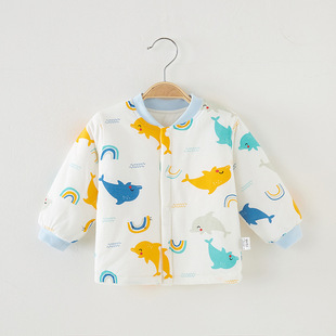 Clothes newborn outing coat cotton-padded jacket thin quilted autumn and winter baby coat cotton-padded coat cotton-padded coat baby