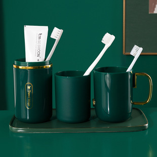 Travel Wash Cup Mouthwash Cup Toothbrush Toothpaste Storage Box Toothpaste Set Simple Portable Brushing Cup