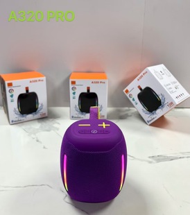 New A320pro wireless bluetooth speaker waterproof outdoor portable 15W subwoofer RGB lights cloth net audio