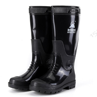 Aote Rain 809 Высокие резиновые сапоги Маслостойкие слабые кислоты и щелочестойкие мужские высокие резиновые сапоги Охрана труда Рабочая Водная обувь Резиновая обувь