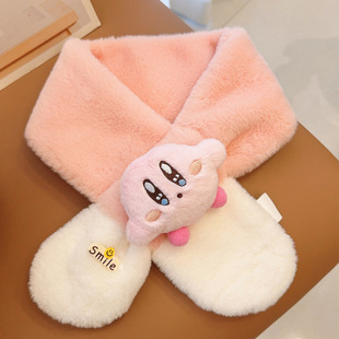 Children's Hat Scarf Gloves One-piece Set Winter Warm Ear Protection Baby Hat Wind-proof Cap Dinosaur Panda