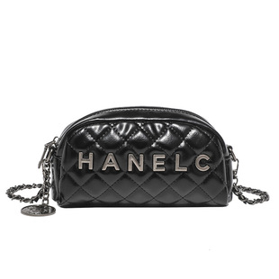 Женская полукруглая сумка с ромбической цепочкой в стиле Chanel, Женская полукруглая сумка 2023 года, новая Высококачественная сумка для мобильного телефона, универсальная сумка через плечо