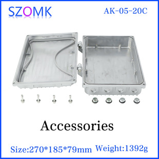 Ocombe split power controller enhancer chassis aluminum profile amplifier aluminum housing AK-05-20C