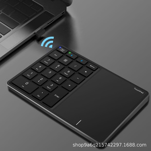 Оптовая Двухрежимная Беспроводная Bluetooth цифровая клавиатура мобильный телефон планшет большая Сенсорная панель Мышь мульти-жесты легкий