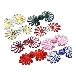 Source Factory Multicolor Optional Shading Cloth Chrysanthemum Buckle Handmade Cheongsam Buttons National Style Tang Dress Cloth Buckle Wholesale