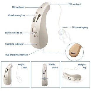 Sound Amplifier Auxiliary Listening Headset Amplifier Charging Amazon Supply Cross-border Factory Outlet