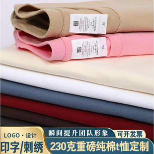 Футболка с короткими рукавами из хлопка 230 г.
