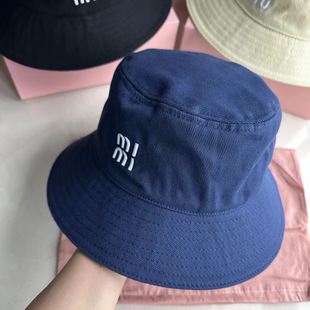 MUMU Twill Fabric Series New Spot Trendy Brand Face-showing Small Fashion Sunshade Fisherman Hat