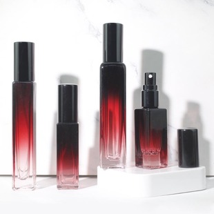 3-15ml квадратный парфюмерный спрей разливочная бутылка бисер бисер образец портативный стеклянная бутылка парфюмерии спот оптом