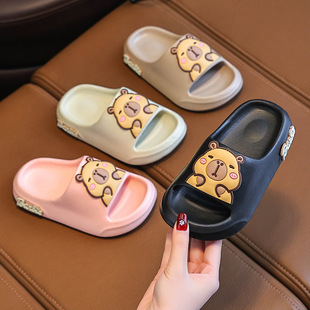 Children's Slippers Boys' Indoor Home Non-Slip Soft Bottom Baby's Cute Sandals Girls' Exterior Slippers