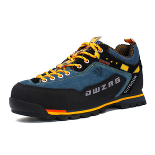 Foreign trade cross-border supply plus size outdoor hiking shoes thick-soled Amazon lace-up climbing shoes men's hiking shoes
