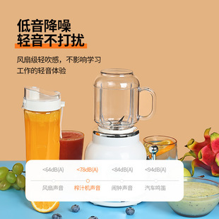 Vintage Double Cup Juicer Small Full-automatic Multi-function Bumper Machine Easy to Clean Household Juice Cup Gift