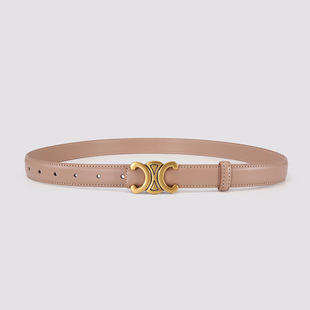 Network Explosions Arc de Triomphe Belt Women's New Casual Decorative Leather Belt Simple All-match High-end Sense Trouser Belt