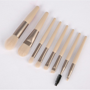 A generation of 8 makeup brushes suit Cangzhou eye shadow powder portable makeup brush set brush beauty tools wholesale