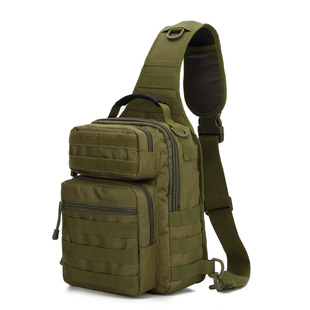 Amazon Explosions Shoulder Crossbody Tactical Chest Bag Riding Outdoor Camouflage Sports Chest Bag Factory Outlet
