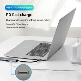Eight in one TYPE-C to HDMI docking station RJ45 SD multifunction converter notebook usb-c HUB